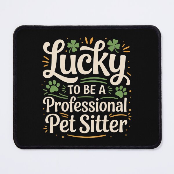 Item preview, Lucky to be a Professional Pet Sitter St. Patrick's Day  designed and sold by InspiredFoul.