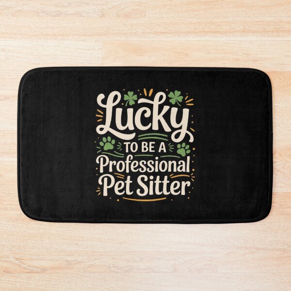 Item preview, Lucky to be a Professional Pet Sitter St. Patrick's Day designed and sold by InspiredFoul.