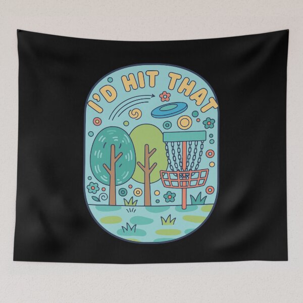Item preview, Funny Disc Golf Id Hit That Flying Disc Basket designed and sold by LuminOrb.