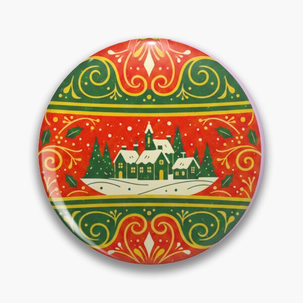 Item preview, Winter Village Ornament - Joy to the World designed and sold by ShapeVibe.