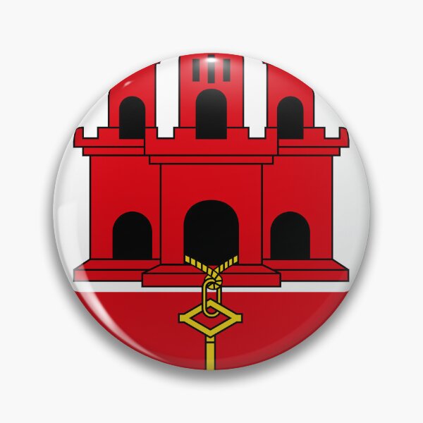 Item preview, Gibraltar Flag Clean Design designed and sold by NTGUILTY.