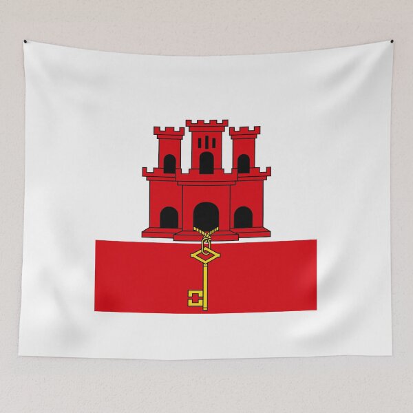 Item preview, Gibraltar Flag Clean Design designed and sold by NTGUILTY.