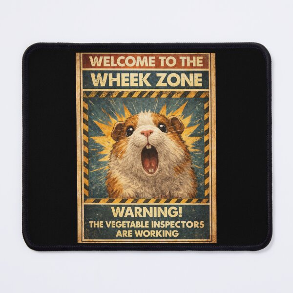 Item preview, Funny Guinea Pig Wheek Zone Poster | Cute Cavy Humor Art designed and sold by Galskap.