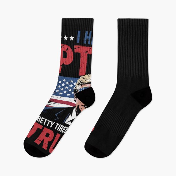 Item preview, I Have PTSD Pretty Tired of Stupid Democrats - Trump  designed and sold by SyntaxClaw.