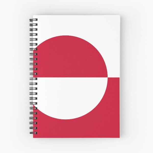 Item preview, Greenland Flag Clean Modern Design designed and sold by NTGUILTY.