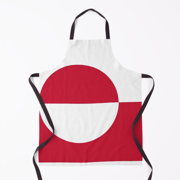 Item preview, Greenland Flag Clean Modern Design designed and sold by NTGUILTY.
