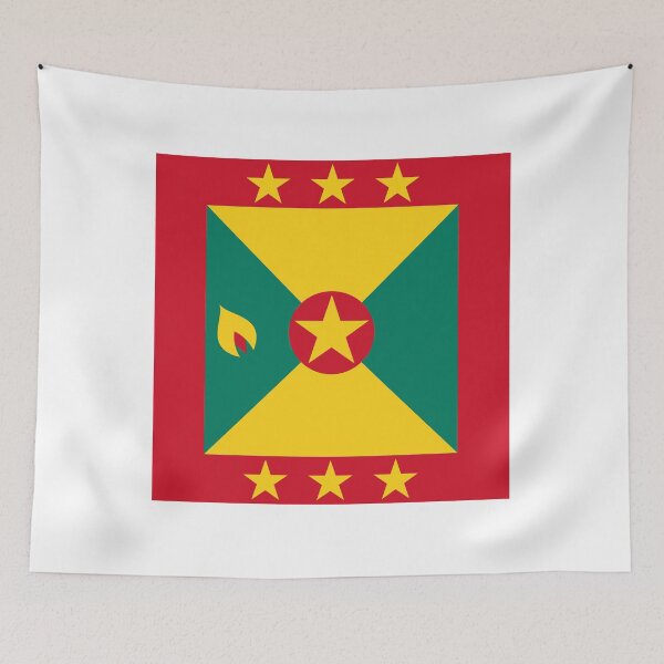 Item preview, Grenada National Flag Vibrant Design designed and sold by NTGUILTY.