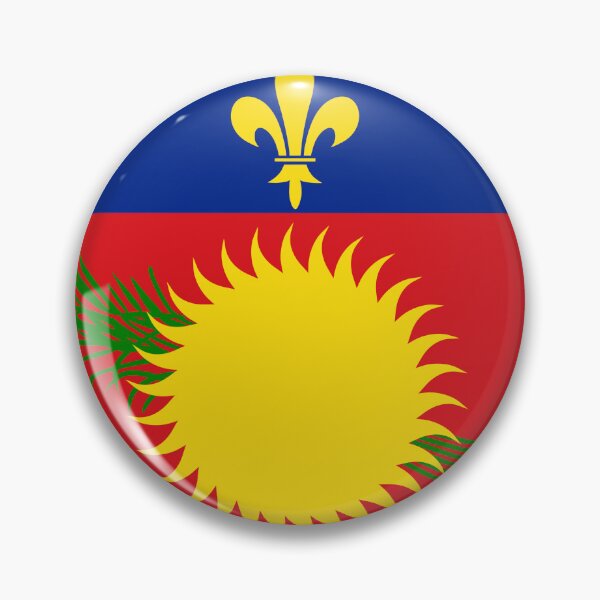Item preview, Guadeloupe Flag Clean Design designed and sold by NTGUILTY.