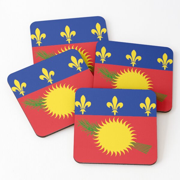 Item preview, Guadeloupe Flag Clean Design designed and sold by NTGUILTY.
