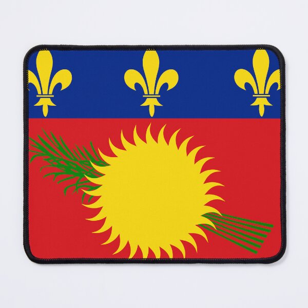 Item preview, Guadeloupe Flag Clean Design designed and sold by NTGUILTY.