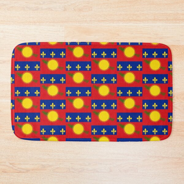 Item preview, Guadeloupe Flag Clean Design designed and sold by NTGUILTY.