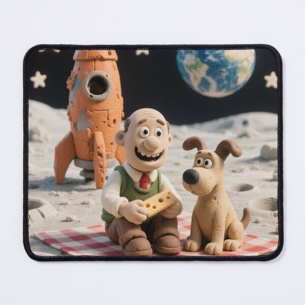 Item preview, Lunar Cheese Picnic: Claymation Space Adventure designed and sold by zohocreations.