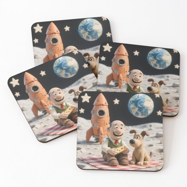Item preview, Lunar Cheese Picnic: Claymation Space Adventure designed and sold by zohocreations.