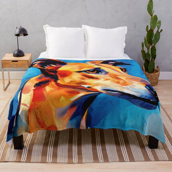 Item preview, Greyhound in an abstract explosion of color designed and sold by Mianku | Für das Leben.