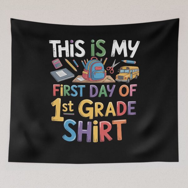 Item preview, My First Day Of 1St Grade Back To School designed and sold by SiegridOffical.