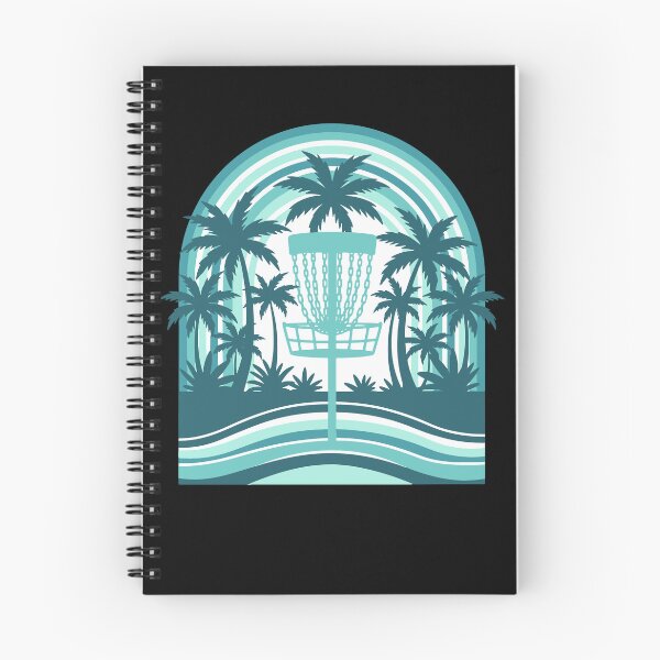 Item preview, Tropical Disc Golf Scene with Basket designed and sold by LuminOrb.
