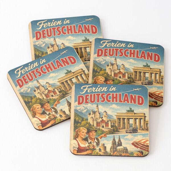 Item preview, Holidays in Germany, vintage advertising designed and sold by Mauswohn.
