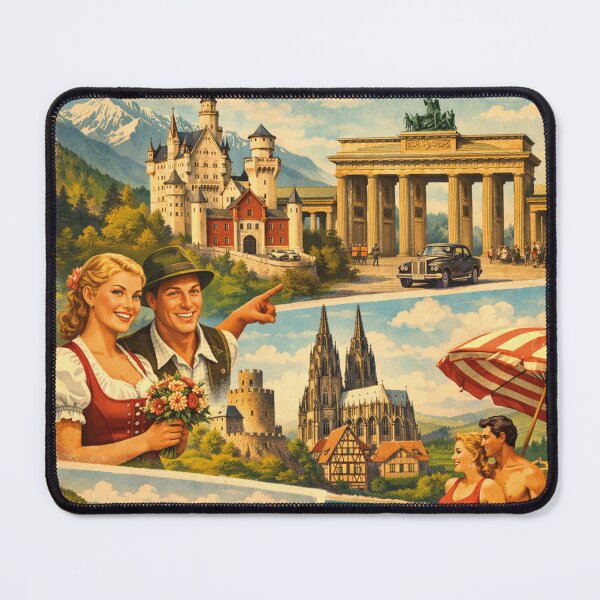 Item preview, Holidays in Germany, vintage advertising designed and sold by Mauswohn.