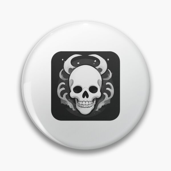 Item preview, Horned Demonic Skull Icon designed and sold by RED-MOUSE.
