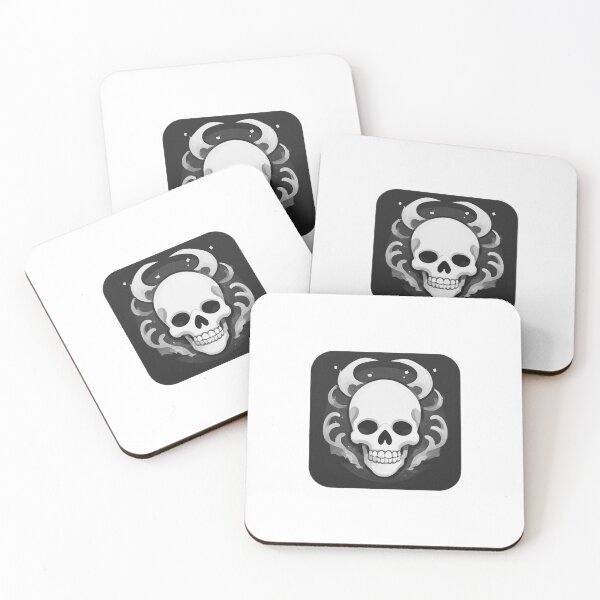 Item preview, Horned Demonic Skull Icon designed and sold by RED-MOUSE.