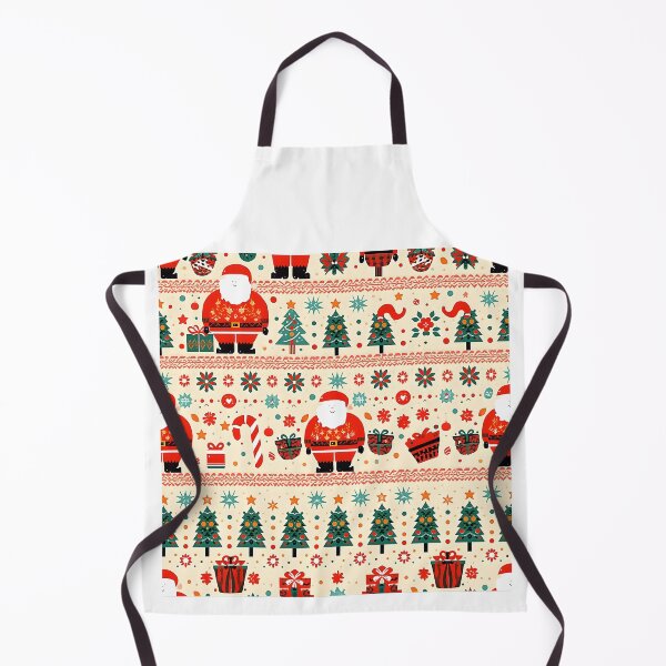 Item preview, Festive Christmas Pattern with Santa, Trees, and Presents – Holiday Season Design designed and sold by Kavya Art.