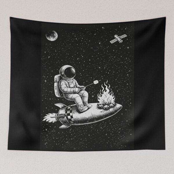 Item preview, Cosmic Campfire Astronaut designed and sold by Maverickystore.