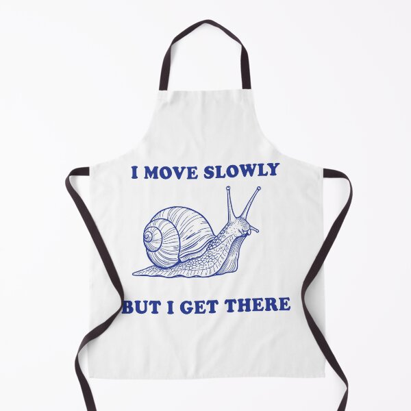 Item preview, I Move Slowly But I Get There – Snail Motivation Quote designed and sold by Senkov.