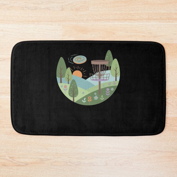 Item preview, Sunset Disc Golf Basket Flying Disc Scene Hills designed and sold by LuminOrb.