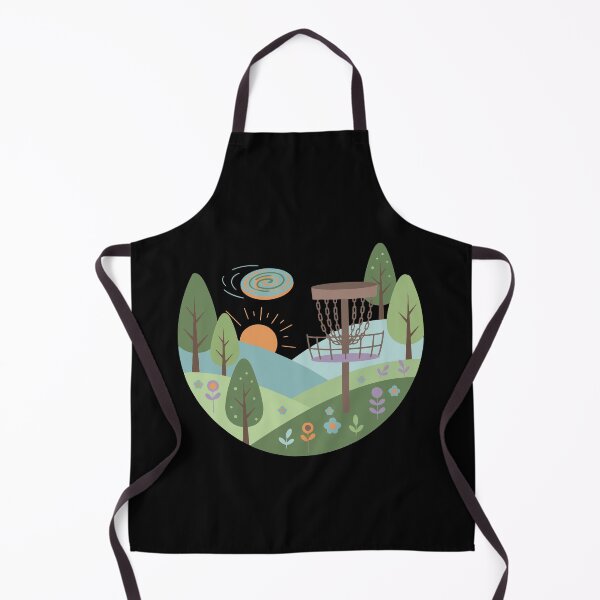 Item preview, Sunset Disc Golf Basket Flying Disc Scene Hills designed and sold by LuminOrb.