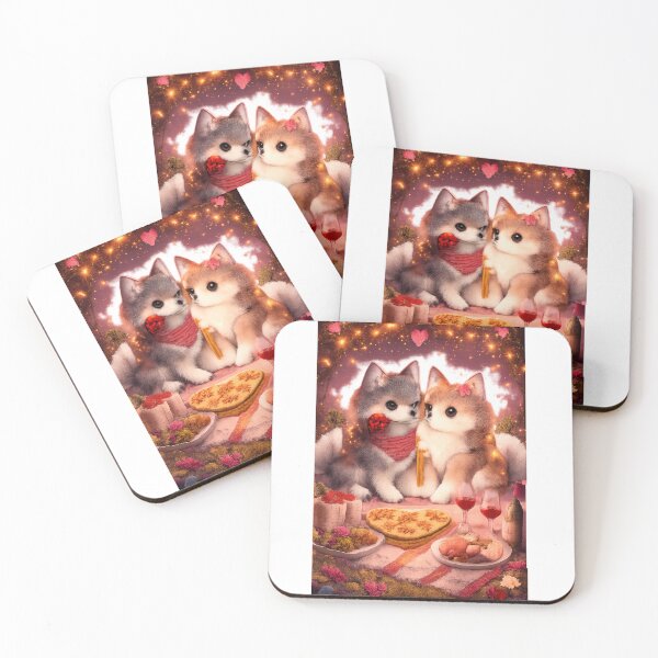 Item preview, Valentine Night Wolves designed and sold by kimkosovo.