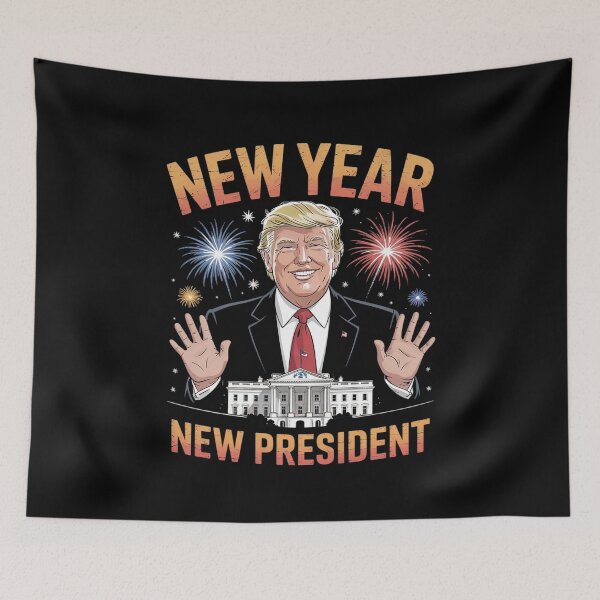Item preview, New Year New President Trump  designed and sold by MarryIsMonth.
