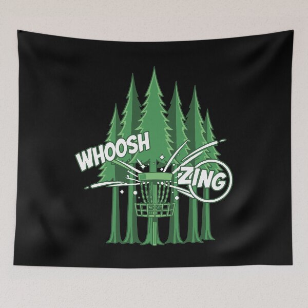 Item preview, Whoosh Zing Disc Golf Scene Flying Disc Basket designed and sold by LuminOrb.