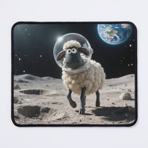 Item preview, One Small Step For Lamb: Astronaut Sheep On The Moon designed and sold by zohocreations.
