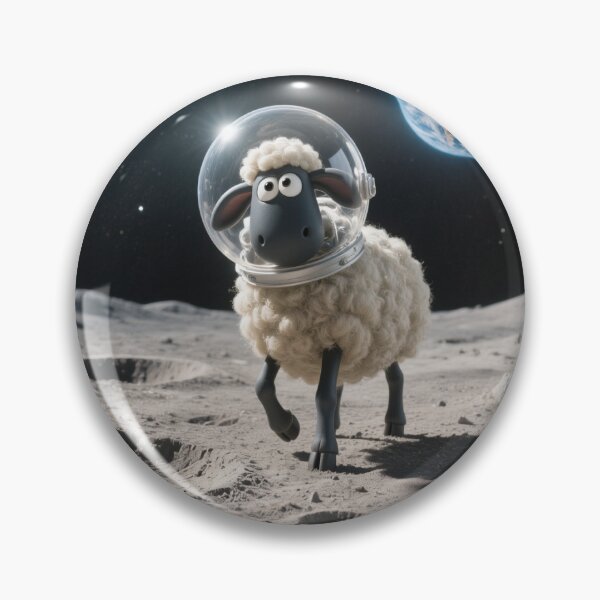 Item preview, One Small Step For Lamb: Astronaut Sheep On The Moon designed and sold by zohocreations.
