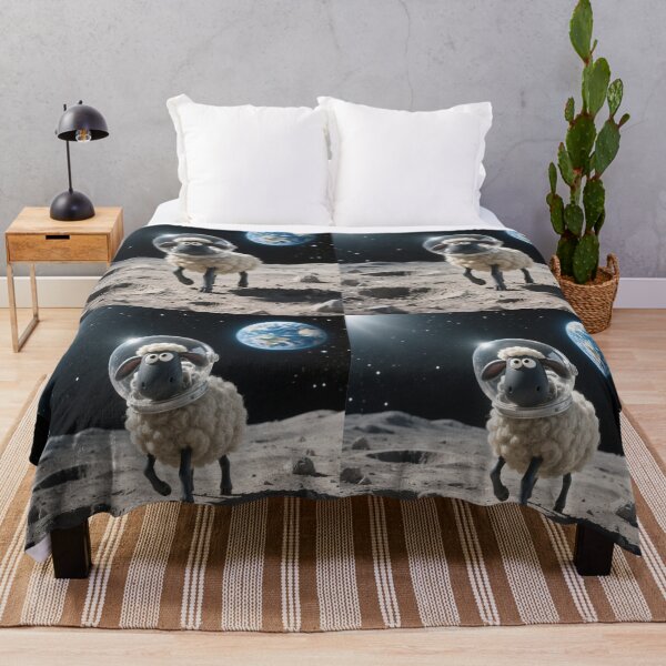 Item preview, One Small Step For Lamb: Astronaut Sheep On The Moon designed and sold by zohocreations.