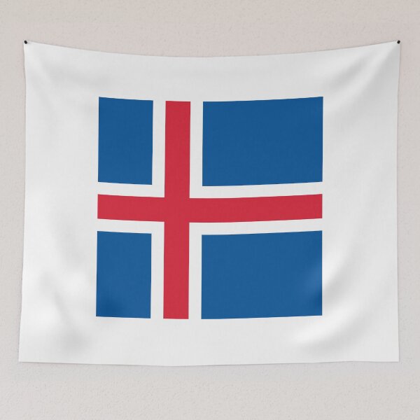 Item preview, Iceland National Flag Clean Design designed and sold by NTGUILTY.