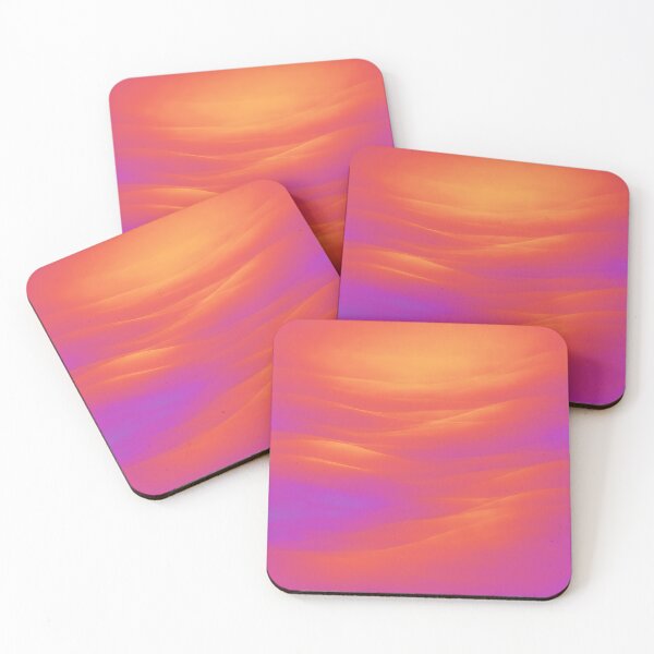 Item preview, Sunset Glow Wave Pattern designed and sold by LuxeFusionArt.