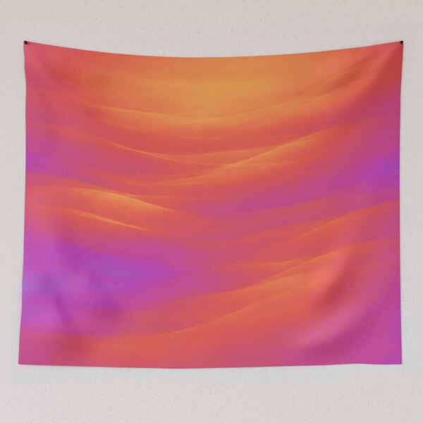 Item preview, Sunset Glow Wave Pattern designed and sold by LuxeFusionArt.