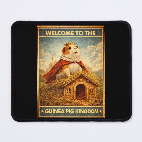 Item preview, Guinea Pig King Art | Funny Cavy Fantasy Illustration designed and sold by Galskap.