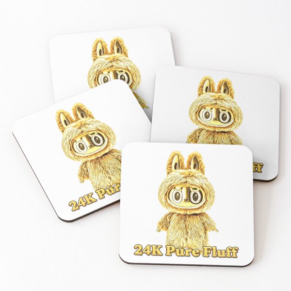 Item preview, 24K Pure Fluff - Golden Kawaii Luxury Plush Art designed and sold by Hen-C-Art.