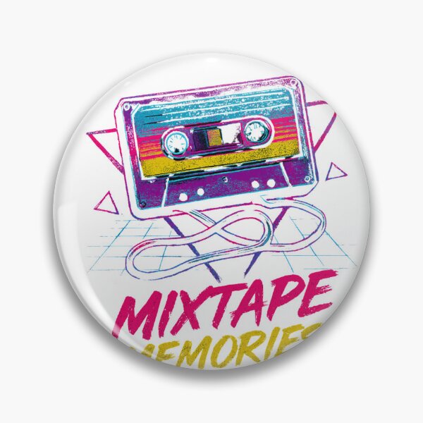 Artikelvorschau, Mixtape Memories – Retro 80s Synthwave Cassette Design entworfen und verkauft von KrumaiFC.