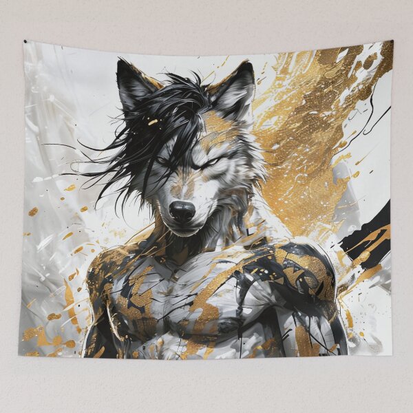 Item preview, Hybrid animal creature wolf - man designed and sold by Mianku | Für das Leben.