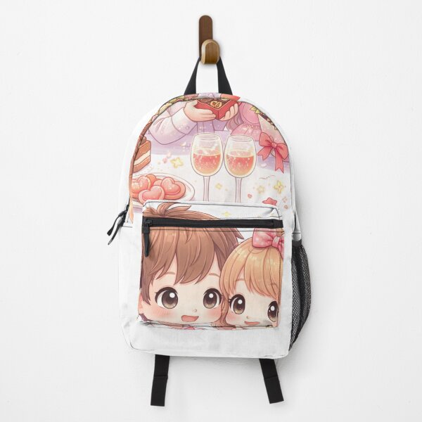Item preview, Kawaii Valentine Couple – Sweet Love Date designed and sold by kimkosovo.