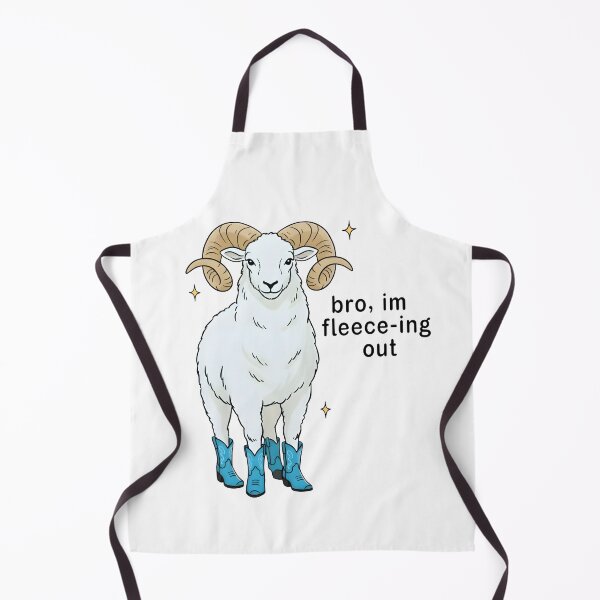 Item preview, Bro, I’m Fleece-ing Out – Funny Sheep Pun Illustration designed and sold by Senkov.