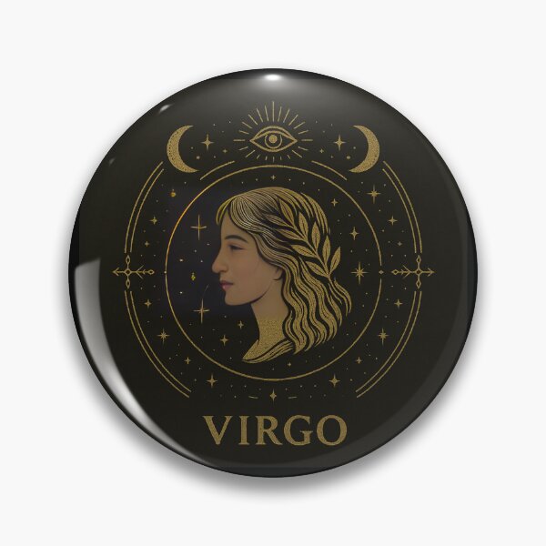 Artikelvorschau, Jungfrau Mystic Gold – Luxuriöses Design für Jungfrauen in Schwarz und Gold entworfen und verkauft von Czerkiz.