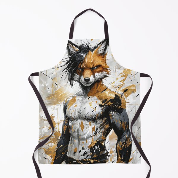 Item preview, Human fox warrior in gold accents designed and sold by Mianku | Für das Leben.