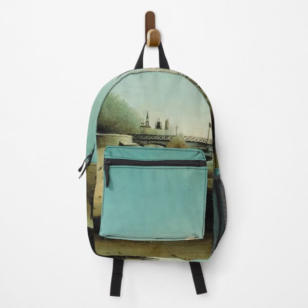 Item preview, A View of the Ile Saint Louis from Port Saint Nicolas Evening - 1888 - Henri Rousseau designed and sold by DrewGansen.