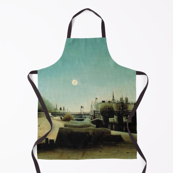 Item preview, A View of the Ile Saint Louis from Port Saint Nicolas Evening - 1888 - Henri Rousseau designed and sold by DrewGansen.