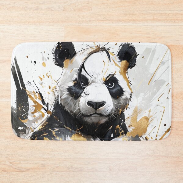 Item preview, Muscular panda with golden accents designed and sold by Mianku | Für das Leben.
