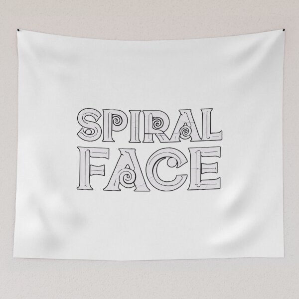 Item preview, Spiral Face Aesthetic Y2K Anti-Design Trippy Quote designed and sold by RDproject.